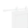 vidaXL Porte coulissante Blanc 83 x 202 cm Pin massif