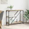 vidaXL Table console Ch&ecirc;ne artisanal 88,5 x 30 x 75 cm