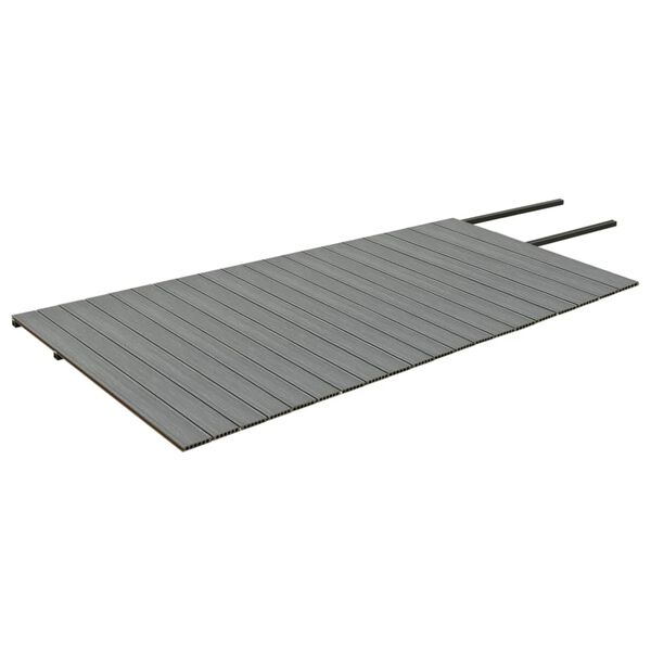 vidaXL Panneaux de terrasse et accessoires WPC Marron/gris 40 m&sup2; 2,2 m