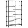 vidaXL Biblioth&egrave;que sonoma gris 100x32x170 cm bois d'ing&eacute;nierie et fer