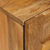 vidaXL Cabinet de chevet Naturel 50 x 33 x 62 cm Bois de mangue massif