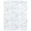 vidaXL Autocollant auto-adh&eacute;sif pour meuble blanc marbr&eacute; 90x500 cm PVC