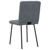 vidaXL Chaises à manger lot de 2 Gris foncé Velours