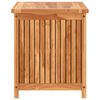 vidaXL Boîte de rangement de jardin 60x50x58 cm Bois de teck solide