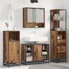 vidaXL Ensemble de mobilier de salle de bain avec tiroir Bois Ancien