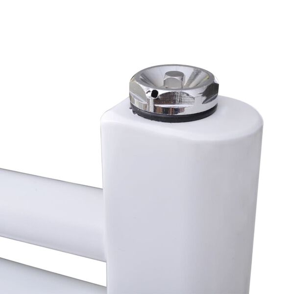 Sèche-Serviettes Chauffage Central Incurvé 600x1160mm + Connecteurs