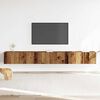 vidaXL Ensemble de meuble TV mural 3 pcs vieux bois bois d'ing&eacute;nierie