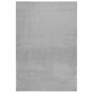 vidaXL Tapis shaggy doux lavable 160x230 cm Antid&eacute;rapant Gris