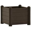 vidaXL Lit surélevé de jardin PP Moka 43x43x35 cm