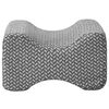 vidaXL Oreiller avec oreiller Gris 26 x 21 x 15 cm Polyester