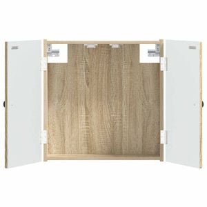 vidaXL Cabinet pour cible BREDA Ch&ecirc;ne Sonoma 52,5 x 10,5 x 53,5 cm