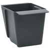 vidaXL Caisses &agrave; fleurs pour palettes Euro 12 pcs Gris
