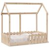 vidaXL Cadre de lit d'enfants forme de maison sans matelas pin massif