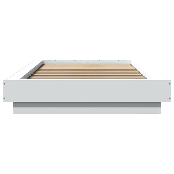 vidaXL Cadre de lit sans matelas blanc 90x200 cm
