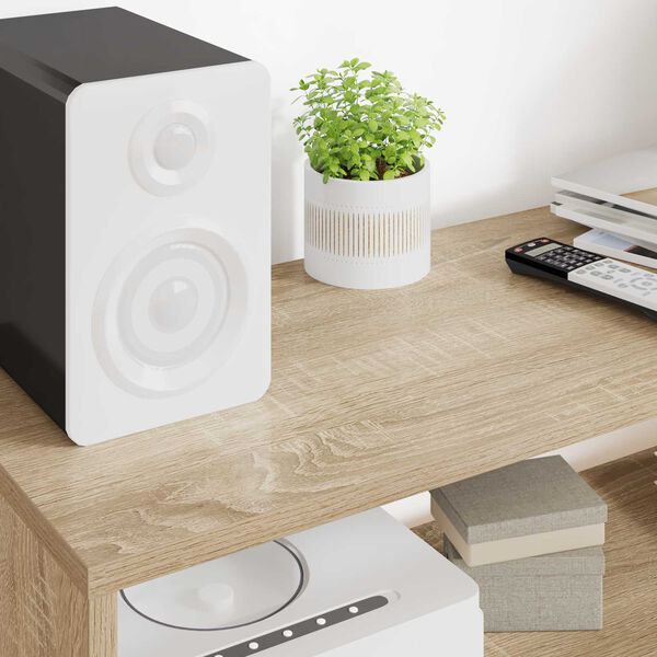 vidaXL Meuble TV Ch&ecirc;ne Sonoma 100 x 30 x 40 cm Bois d'ing&eacute;nierie