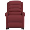 vidaXL Fauteuil de massage Rouge bordeaux Similicuir