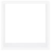 vidaXL Étagères murales sous forme de cube 3 pcs Blanc MDF