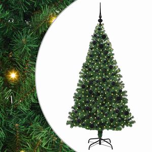 vidaXL Sapin de No&euml;l artificiel Vert 180 cm PVC, Acier et Plastique