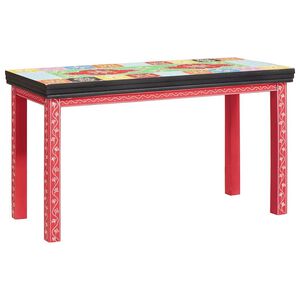 vidaXL Table d'appoint 2 pi&egrave;ces Multicolore 90 x 40 x 50 cm