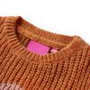 Pull-over tricoté pour enfants cognac 104