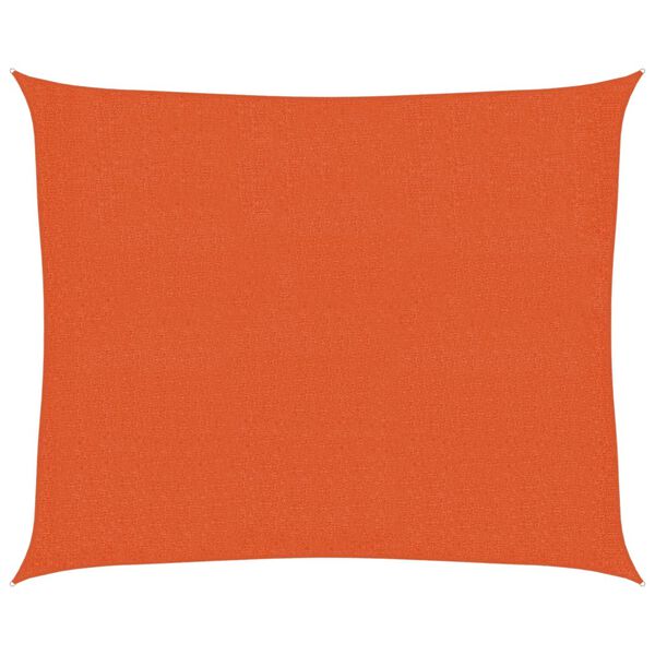 vidaXL Voile d'ombrage 160 g/m&sup2; Orange 2,5x3 m PEHD