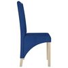 vidaXL Chaises &agrave; manger lot de 2 bleu tissu