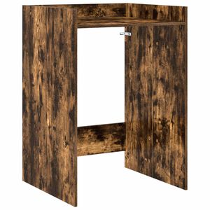 vidaXL Armoire pour machine &agrave; laver Ch&ecirc;ne fum&eacute; 67,5 x 62 x 97 cm