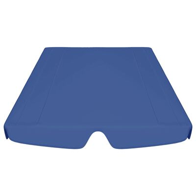 vidaXL Toit de rechange de balançoire bleu 188/168x145/110 cm