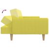 vidaXL Canap&eacute;-lit &agrave; 2 places Vert Tissu