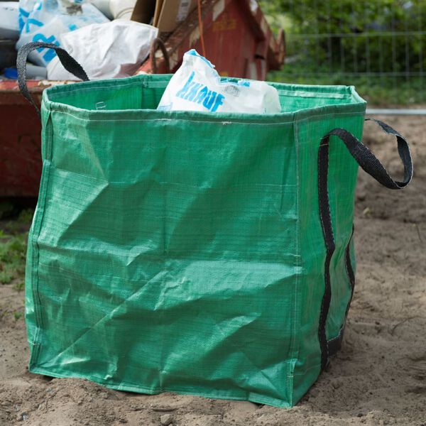 Nature Sac &agrave; d&eacute;chets de jardin carr&eacute; Vert 252 L 6072405