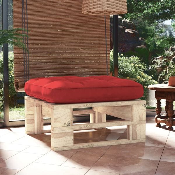 vidaXL Pouf palette de jardin bois de pin impr&eacute;gn&eacute;