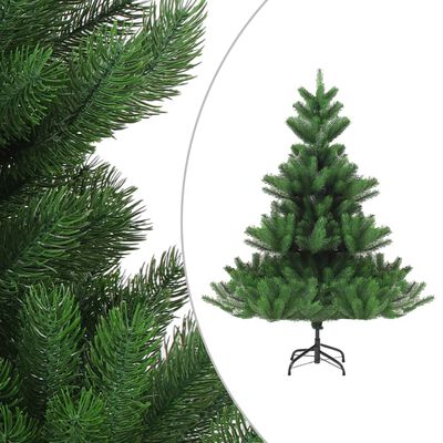 vidaXL Sapin de Noël artificiel Nordmann avec LED et boules Vert 150cm