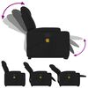 vidaXL Fauteuil de massage inclinable Noir Tissu