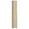 vidaXL Armoire salle de bain ch&ecirc;ne sonoma 25x26,5x170 cm
