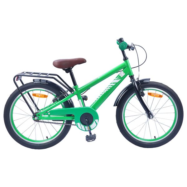 vidaXL V&eacute;lo pour Enfants 18 Pouces pour les 5-7 ans Vert