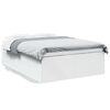 vidaXL Cadre de lit sans matelas blanc 120x200 cm