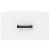 vidaXL Tables de chevet murales 2 pcs blanc 35x35x20 cm