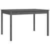 vidaXL Ensemble à manger de jardin 4 pcs gris bois massif de pin