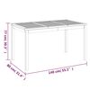 vidaXL Ensemble &agrave; manger de jardin 4 pcs Bois de teck massif