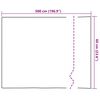 vidaXL Film pour vitres Transparent 60 x 500 cm PVC