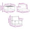 vidaXL Ensemble de canap&eacute;s d'ext&eacute;rieur 5 pcs Naturel et Beige