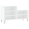 vidaXL Armoire &agrave; chaussures Blanc 102x36x60 cm Bois d'ing&eacute;nierie
