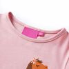 T-shirt enfants &agrave; manches longues rose clair 140