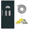 vidaXL Porte Frontale 88 x 200 cm PVC Anthracite