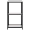 vidaXL Rangement de cuisine avec &eacute;tag&egrave;re Argent 60 x 50 x 92 cm Acier