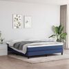 vidaXL Matelas de lit &agrave; ressorts ensach&eacute;s fermet&eacute; moyenne Bleu 160x200x20 cm Tissu