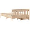 vidaXL Cadre de lit sans matelas 140x200 cm bois massif de pin