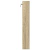 vidaXL Armoire &agrave; vitrine ch&ecirc;ne sonoma 80x8,5x58 cm bois d'ing&eacute;nierie