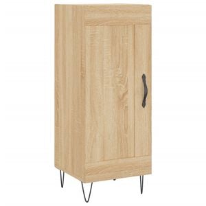vidaXL Buffet Ch&ecirc;ne sonoma 34,5x34x90 cm Bois d'ing&eacute;nierie