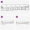 vidaXL Ensemble de canap&eacute;s d'ext&eacute;rieur 6 pcs Gris Naturel et Clair